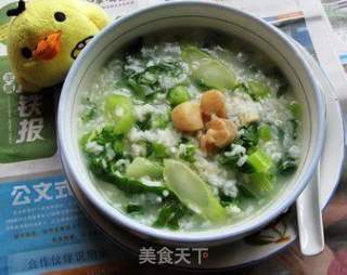 冬日暖意浮心头 --- 迟菜心瑶柱粥的做法步骤:8