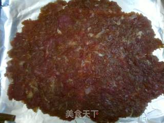 过年小零食——自制猪肉脯的做法步骤:3