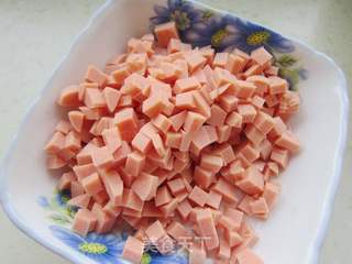 酸菜肉末炒米饭的做法步骤:4