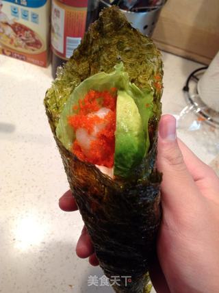 牛油果手卷的做法步骤:5