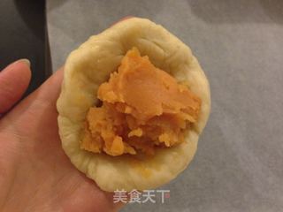 红薯馅小餐包的做法步骤:8
