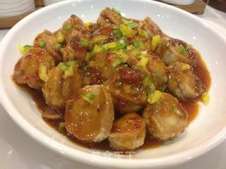 杏鲍菇肉夹的做法步骤:8