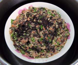 高压锅懒人版之1 --- 莲藕紫菜蒸肉饼的做法步骤:9