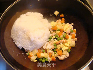 甜虾菠萝饭的做法步骤:10