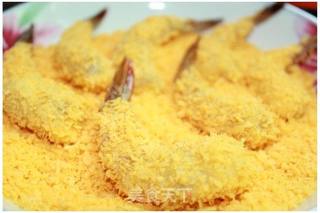 黄金凤尾虾的做法步骤:9