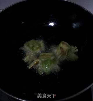 茄子菊花--幸福像花儿一样的做法步骤:4