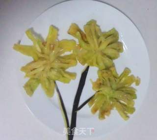 茄子菊花--幸福像花儿一样的做法步骤：5