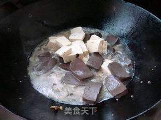 家常小菜——肉末红白豆腐的做法步骤:7