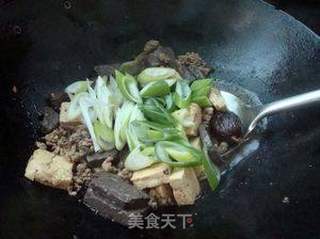 家常小菜——肉末红白豆腐的做法步骤:9