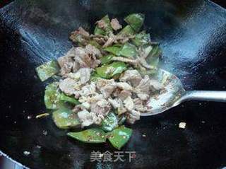 家常小菜——扁豆炒肉的做法步骤：8