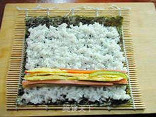 【步步高寿司卷】--- 2012年夜饭第二道菜(主食)的做法步骤:10