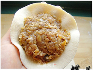 福禄双全的葫芦丝猪肉蒸包的做法步骤:17