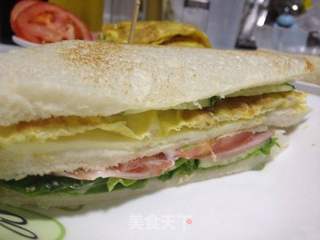 营养早餐三明治的做法步骤:5