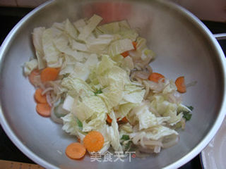 泡菜肥牛乌冬面的做法步骤:6