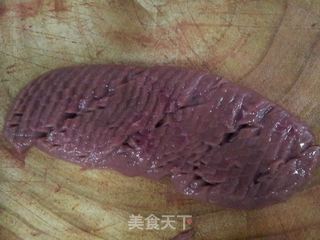 爆炒腰花的做法步骤:8