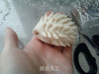 小刺猬豆沙包的做法步骤:9