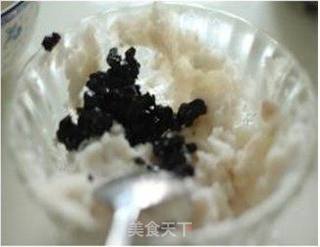 强强联合健康搭配简单原滋味——黑蒜山药泥的做法步骤:9