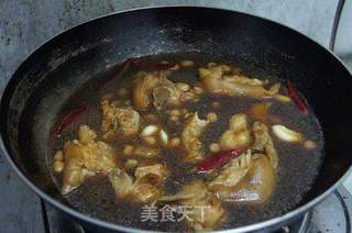 花生炖猪蹄的做法步骤:9