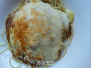 芝士肉酱焗意粉的做法步骤:14