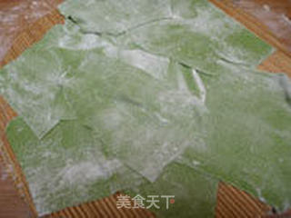 鸡汤菠菜焙面的做法步骤:7