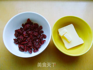 杏仁片蔓越莓土司的做法步骤:2