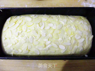 杏仁片蔓越莓土司的做法步骤:10