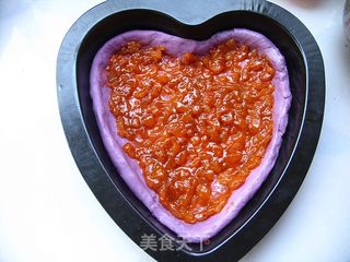 【披萨处女秀】绚丽多彩,美味诱人——紫薯田园披萨的做法步骤:7