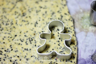 孜然饼干小人的做法步骤:7