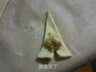 小小酥皮牛角包的做法步骤:4