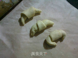 小小酥皮牛角包的做法步骤:6