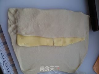 第一次叠被子——蝴蝶酥的做法步骤:3