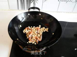 菌香北极虾焗饭的做法步骤:6