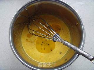 热带风情---百香果戚风蛋糕的做法步骤:3