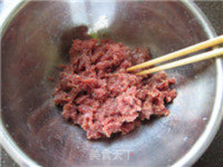 龙井茶香牛肉水饺的做法步骤:4