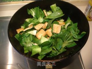 青菜豆腐的做法步骤:8