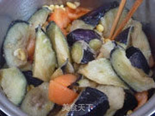 黄豆焖紫茄的做法步骤:9