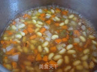 酸菜豆花儿的做法步骤:7