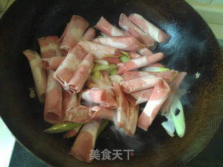 葱爆羊肉的做法步骤:4