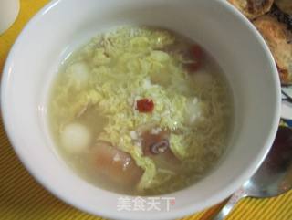 桂圆枸杞酒酿小圆子的做法步骤：6