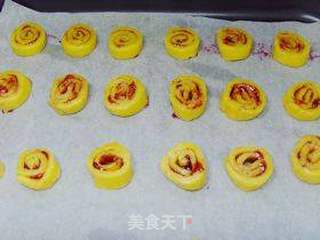 蓝莓果酱卷心酥的做法步骤：14