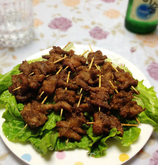 牙签肉的做法步骤:6