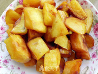 丝丝甜蜜——拔丝红薯的做法步骤:3