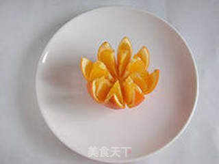 【荷花水果拼盘】--- 2012年夜饭第九道菜的做法步骤:4