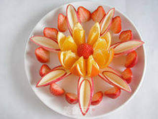 【荷花水果拼盘】--- 2012年夜饭第九道菜的做法步骤:10