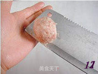 【清蒸手工狮子头】--- 来自乡间的味道的做法步骤:12