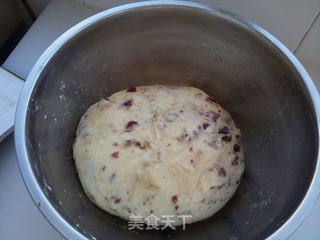 蔓越莓核桃节日面包的做法步骤:4