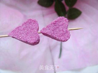 情人节里的浪漫串串——紫心串的做法步骤:12