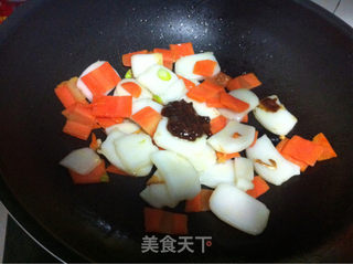什锦炒年糕的做法步骤:7