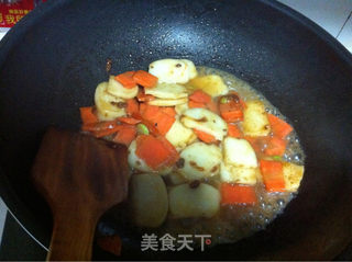 什锦炒年糕的做法步骤:8