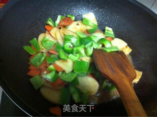 什锦炒年糕的做法步骤:9